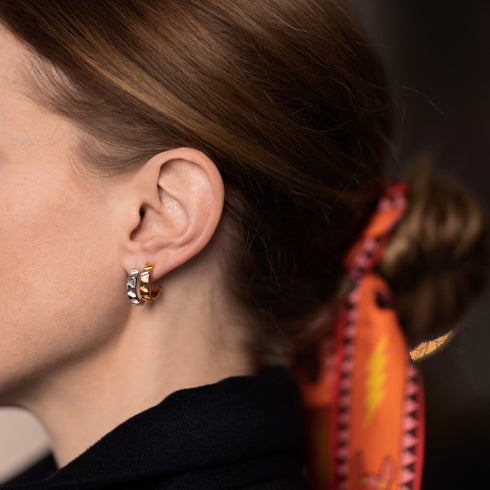 Skultuna x GtG Sharktooth Earrings - Silver